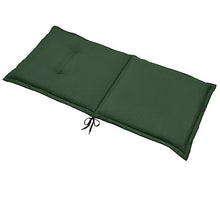 Beautissu Cuscino per sedie da Giardino e spiaggine Loft NL - 100x50x6cm -soffice Imbottitura e Comfort Extra - Verdone