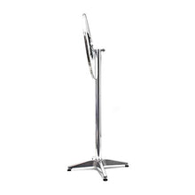 Tavolo alto da bar rotondo pieghevole alluminio altezza regolabile 74cm o 114 cm Ø 60 cm