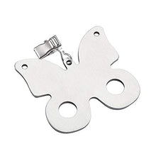 Pesi per tovaglia, 6 pezzi, morsetti per ristorante e cucina, resistenti con clip da giardino, in acciaio inox, per casa, matrimoni, feste all'aperto, picnic, interni antivento, farfalle