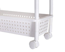 &ripiano di stoccaggio Mensola del bagno del bagno Scaffale di stoccaggio della fessura del frigorifero del salone di immagazzinaggio della cucina del carrello stretto della cucina Scaffale di finitur