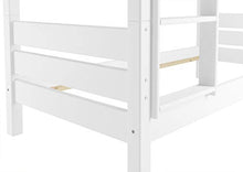Erst-Holz Letto a Castello Bianco Anche per Adulti 80X200 nicchia 80cm divisibile 60.16-08WT80
