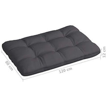 vidaXL Cuscini per Divano su Pallet 5 pz Antracite