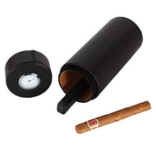 Humidars Cigar Humidor - Viaggio in Pelle Humidor Cigar Box Legno di Cedro Portatile portasigari Jar W/umidificatore igrometro Humidor Box Fit 5 sigari mantenerlo Fresco .Scatola di immagazzinaggio