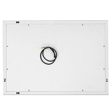 Cikonielf - Specchio da bagno, specchio cosmetico, design senza cornice, con illuminazione a LED, interruttore touch e cuscino anti-appannamento, 50 x 70 x 4 cm (presa UE)