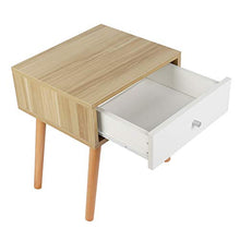 Comodino Durabile Durable Bedroom Mobili da Comodino con Un Cassetto Cabinet Caset Stoccaggio Organizer