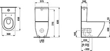 Laufen PRO lavabo Free-Standing, Uscita Vario Orizzontale, 360x560, Bianco, colorazione: Bianco con LCC - H8259524000001