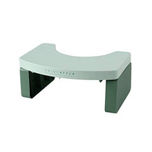 Sgabello Toilette Pieghevole Sgabello Antiscivolo Spagia Toilette Anti Contipazione (Color : Blue)
