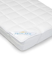 PROCAVE MICRO-COMFORT in diverse misure |made in Germany | Coprimaterasso in microfibra di poliestere | Soft Touch | Adatto anche per materassi a molle e ad acqua | 160x200 cm