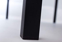 AVANTI TRENDSTORE - Sedico - Tavolo da Giardino, in Metallo Nero con Superficie in Vetro Grigio. Disponibile in 2 Diverse Misure. (Lap 150x72x90 cm)