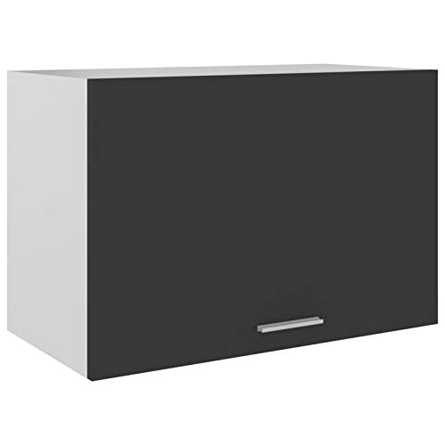 Tidyard Armadio Sospeso, Armadio da Cucina, Armadio Cucina Monoblocco, in Truciolato 60x31x40 cm Grigio