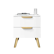 Comodini Camera Locker, Camera da Letto, Soggiorno Locker, Living Room Divano Fianco del Mobile (Color : White)