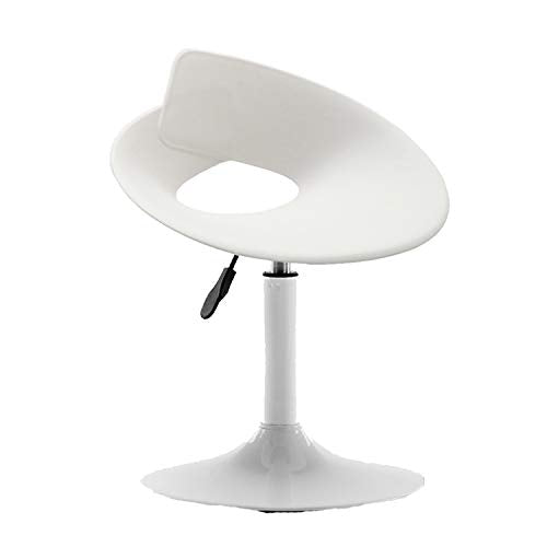 Sedia da Disegno con Schienale,Sgabello Girevole A Riposo del Piede Regolabile,Multi-Sedia da Ufficio Scopo,Pp Cushion per Home Bar Kitchen Shop - Bianco Nero