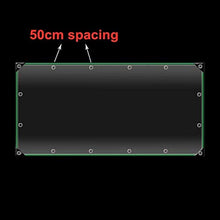 AULLY PARK - Telo protettivo impermeabile trasparente, largo per interni ed esterni, al metro, pieghevole, in PVC, con occhielli, balcone, tenda, protezione solare (dimensioni: 4 x 5 m/13,1 x 16,4 ft)