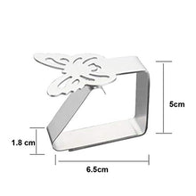 Emsmil 8 Pezzi Tovaglia Clip in Acciaio Inossidabile Set a Forma di Farfalla Decorative Morsetti per Tovaglie Clip da Tavolo per Interno ed Esterno Kitchen Craft