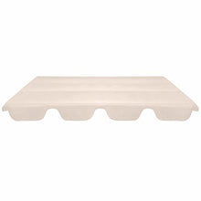 Festnight- Copertura Baldacchino di Ricambio per Dondolo da Giardino Beige 249x185 cm