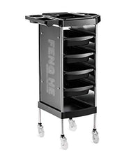 Carrelli portaoggetti Carrello portatile multifunzionale del carrello di bellezza del carrello di rotolamento dei capelli di stoccaggio del barbiere del carrello del salone del salone con i cassetti &