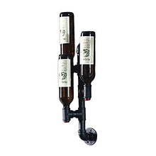 MoDi Wine Rack Retro Vento Industriale Tubo di Acqua A Parete Vino Rack