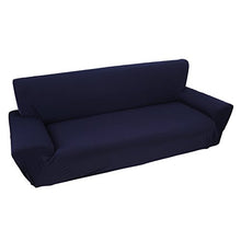 Copridivano A 3 Posti Lounge, Tratto Pieno Fodera Elastico, 7 Colori Solidi Opzione (Colore : Deep Blue)