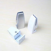 AURALLL 2Pcs / Set Partition Bracket ispessite Lunetta Clip Fissa dello Schermo di segretezza Supporto Pinza divisore starnuto Gaurd Staffa Desk di ripartizione