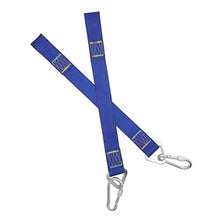 Aoneky 2 Cinghie Altalena 50 cm con Moschettone, Carico Massimo 220KG - Cinghia per Amaca, Sedile Sospeso, Fissaggio per Sacco da Boxe