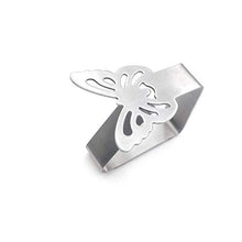 Mariisay Set di 4 Morsetti per Tovaglie Morsetti Chic per Tovaglie in Acciaio Inox Morsetti per Copritavoli Morsetti per Tovaglie Clip per Tovaglie Clip per Tovaglie per Esterni