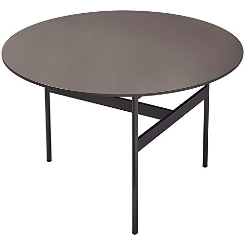 JINKEBIN Tavolo Pieghevole Tavolino Italiano Minimalista Soggiorno Tavolino for casa e Ufficio Balcone Divano Tavolino Vintage (Colore: Grigio, Dimensione: 72X72X48CM)