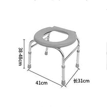 MGMDIAN Sgabello WC - Sedia per Toilette Anziani disabili Sgabello per Il Bagno Portatile - Sgabello per Le Donne Incinte Accessori da Bagno