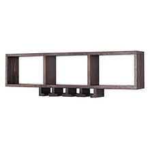 MoDi Wine Rack Legno Wall Hanging Creativa Holder Coppa Europa di Legno Solido Governo del Vino (100x15x24cm)