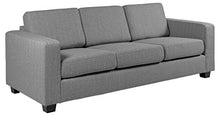 Amazon Brand - Movian Morat - Divano a 3 posti, 90 x 212 x 80 cm (Lu x La x A), grigio chiaro