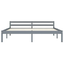 SKM Giroletto con 4 Cassetti Grigio in Massello di Pino 160x200 cm (41.44kg)