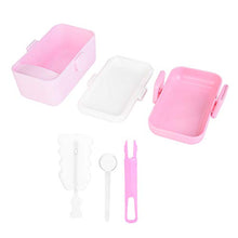 DAUERHAFT Scatola portaoggetti, ripetutamente e Resistente, per conservare Latte in Polvere, Frutta e Caramelle, Contenitore per Latte in Polvere(Pink)