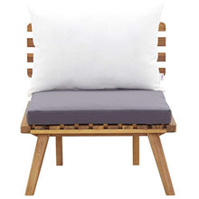 SKM Set Divani da Giardino 5 pz in Legno Massello di Acacia (43.6kg)