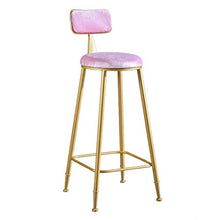 XIN CHANG LWH Sgabelli da Bar, Sedia da caffè con Schienale Sedia da tè con poggiapiedi con poggiapiedi Confortevole Cuscino Anti-Slip Pad Pad Pad Adatto for Ristoranti Cucina Soggiorno