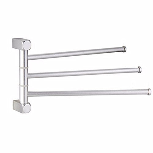 MBYW Portasciugamani Moderno e Minimalista Alto carico Portasciugamani Elegante da Bagno Mensola portaoggetti Portasciugamani Girevole, a Parete, Mobile, ripiano per Bagno, 31 * 16 cm