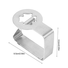 Omabeta Squisita Struttura Stabile con Clip in Tessuto per casa ca. 6,5 * 5,2 cm(Star)