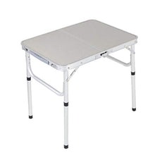 QNMM Tavolo Pieghevole da Campeggio, Tavolo Pieghevole in Alluminio Leggero Regolabile in Altezza Portatile per Picnic All'aperto da Giardino da Cucina