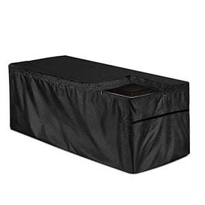 Nikula Copertura per Deck Box Copertura per mobili da Giardino con Cerniera Copri Box Impermeabile in Tessuto Oxford Copertura della Scatola di immagazzinaggio del Giardino di Protezione UV Steadfast