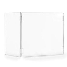 Protezione per Starnuti Protezione Contatori dello Schermo Eparatore Portatile Protettivo Trasparente Perspex Protettivo Barriera per Scuole di Ristoranti
