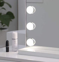 HFFFHA Specchio da Tavolo per Trucco Specchio per Trucco Vanity con Luce LED dimmerabile