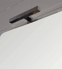 Mobile bagno sospeso moderno Rovereto grigio scuro, misura cm 85, lavabo integrale