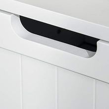 kleankin Mobile Bagno Multiuso con Armadietto 2 Ante, Mensola e 2 Cassetti Regolabili 60x30x108.8cm, Bianco