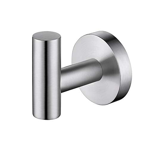 KES Ganci Bagno Ganci Appendiabiti Bagno Gancio da Paret Acciaio Inossidabile SUS304 Spazzolato, A2164DG-2