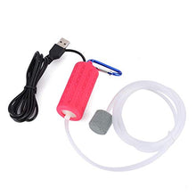 SALUTUYA Acquario Silenzioso Pompa di Ossigeno Pompa di Ossigeno Serbatoio di Pesce Pompa di Ossigeno USB per Acquario Pompa di Ossigeno Muto Ricarica Aumentare la Pompa di Ossigeno(USB Air Pump)