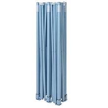 Tidyard Gazebo Pieghevole Impermeabile Blu/Crema/Antracite con 4 Pareti e Struttura in Acciaio 6x3m,Gazebo Pieghevole,Gazebo Impermeabile,Gazebo con Parete,Gazebo Richiudibile