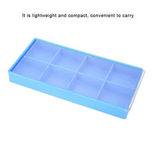 Scatola portaoggetti contenitore organizer, scatola portaoggetti in plastica a 8 griglie Scatola portaoggetti per gioielli Custodia per orologi Strumento contenitore, per stoccaggio di gioielli e part