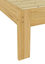Erst-Holz Letto Matrimoniale Classico in Pino 140x200 Laccato con doghe rigide 60.64-14
