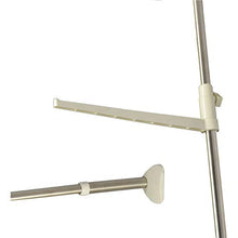 Lsmaa 4 Tier Regolabile Scaffale Telescopico Stampa Bagno BAGNATORE ANGANO Scatola DOCCIATORE DOCCIATORE DOCCIATORE Tetto 100CM - 246 cm Bianco