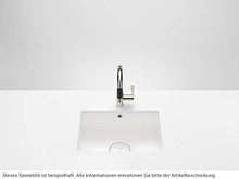 Dornbracht 38500002 - Lavabo da cucina in acciaio smaltato, colore: Bianco lucido