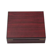 Minmin Cigar Box classico mogano Mellow Legno di Cedro Idratante Cabinet Profondo rosso for auto portatile Cigar Box, 265x220x75mm accessori del sigaro (Size : 265x220x75mm)