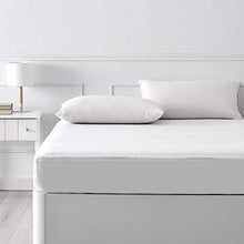 Sunlay Coprimaterasso di Spugna, 100% Cotone, Impermeabile, 140 x 190/200 cm, Letto da 140, Tutte le Misure